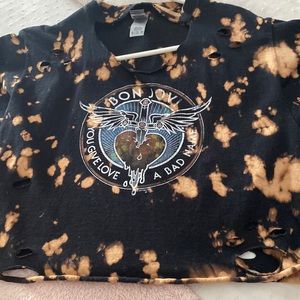 Beached bon  jovi tee